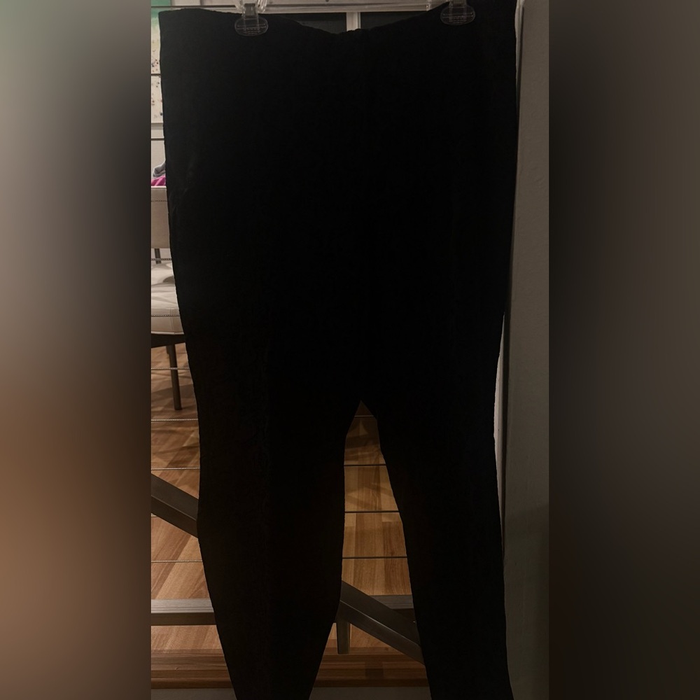 Alfani Women’s Brocade Black On Black Pants - Size 18 W.